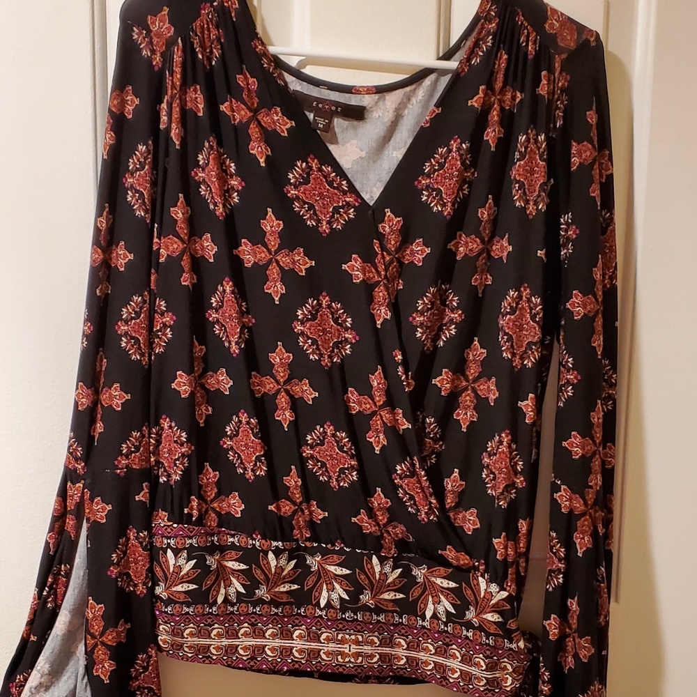 Women's Print Top by Fever - M